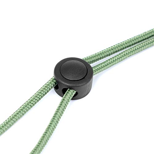 DYZD Plastic Double Hole Cord Lock Spring Stoppers for Drawstring (20PCS) - size: 20PCS