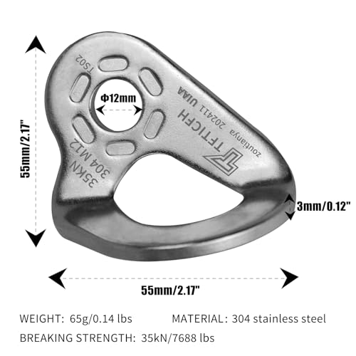 35kN UIAA Certified Heavy Duty Stainless Steel M12 Climbing Bolt Hanger, 5pc Silver - color: Bolt Hanger-5pc, size: 12mm