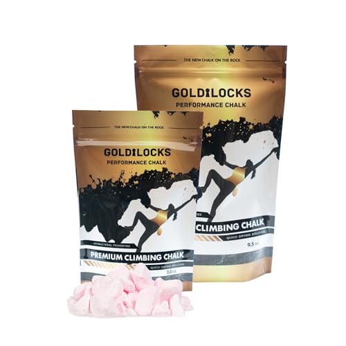 Goldilocks Chunky Chalk for Rock Climbing, Crossfit, Weight Training, Gymnastics, & More - Parent - color: Pink, size: 2 oz