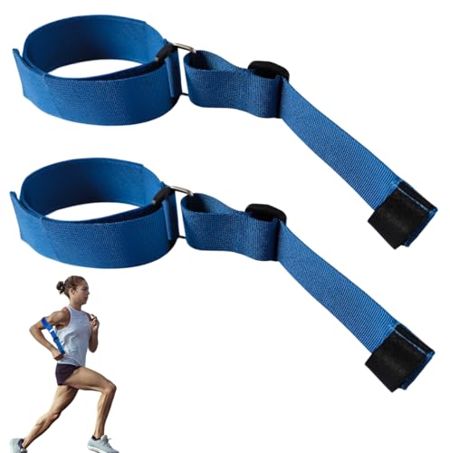 Arm Swing Trainer, 90 Degree Running Form Aid for Speed & Agility Training, Adjustable Strap to Improve Endurance, Prevent Arm Crossing in All Sports, Help Athletes Run Faster - size: Large(Blue)