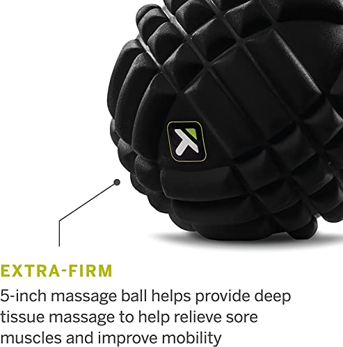 TRIGGERPOINT Performance Grid X Massage Ball for Deep Tissue Massage and Exercise Recovery, Black (Pack of 12) - size: 1 Count (Pack of 12)