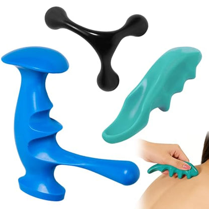 Trigger Point Massage Tool Thumb Saver Massage Tool | Ergonomic self massage tool designed for targeted trigger point therapy and deep tissue myofascial release.