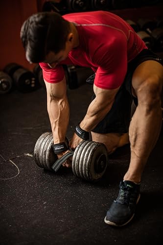 Harbinger Big Grip No-Slip Nylon Lifting Straps with DuraGrip (Pair) - style: Big Grip Padded