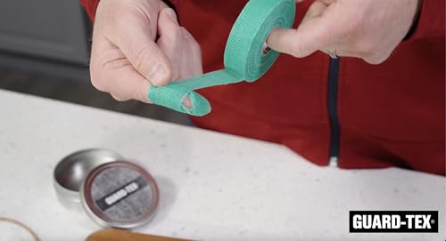 Guard-Tex® Green Athletic Finger Tape - Self-Adhesive Natural Cotton Air-Mesh™ Breathable No Residue - 3/4 Inch - 6 Pack x 90ft (540ft) USA Made - color: Classic Green, size: 6 rolls, 3/4"