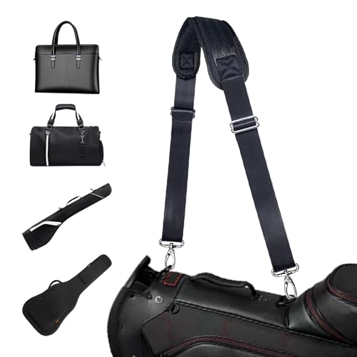 Shoulder Strap for Bag Universal Replacement 58"/67" Fixed Padded Adjustable Buckle Heavy Duty Shoulder Strap - color: Black, size: 58"