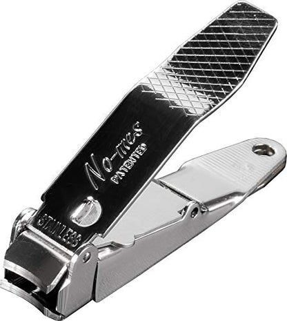 No-mes Fingernail Clipper, Made in USA, Catches Clippings, Built-in Nail File