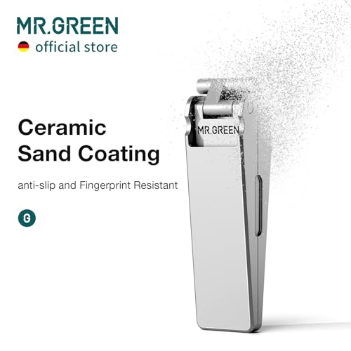 MR.GREEN Innovative Folding Nail Clippers Collapsible Nail Cutters Stainless Steel Nail Scissors Portable Travel Manicure Tools