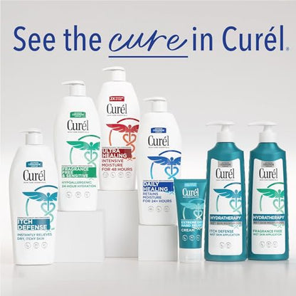 Curel Hand Cream for Dry to Extremely Dry Hands and Skin, 3 fl oz, 3 Pack | Extreme Relief Hand Lotion, Long-Lasting Moisturizer, Skin Care Essential, Fragrance-Free, Travel Size - size: 3 Fl Oz (Pack of 3)