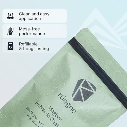 Premium Climbing Chalk - High Performance Chalk for Rock Climbing, Bouldering, Weightlifting & More - Unmatched Grip and Skin Friendly - size: 60 G