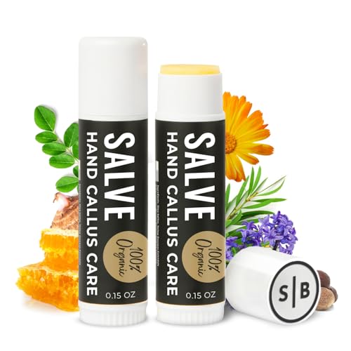 Callus Recovery Salve for Athletes – Organic Callus Balm for Grip Athletes, Fresh Rips & Dry Calluses – Non- Greasy Targeted Application 0.15 o z - 2 Pack - size: 0.15 Ounce (Pack of 2)
