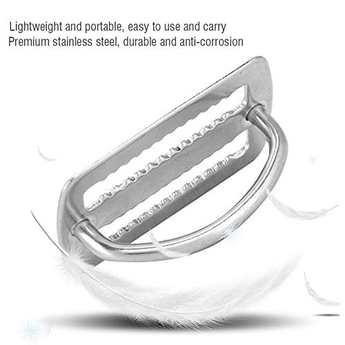 2 PCS Dive Weight Belt, Scuba Belt Retainer Diving Weight Belt Retainer Stopper with D Ring Keeper Diving Accessory for Dive Gear Spearfishing and Water Sports Accessories