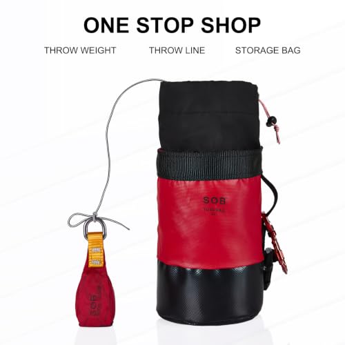 Throwing Bag with Throwing Line, Throwing Bag + 60m/197FT Throwing Line Set for Tree Climbing Tree Work Mountaineering - size: 300G