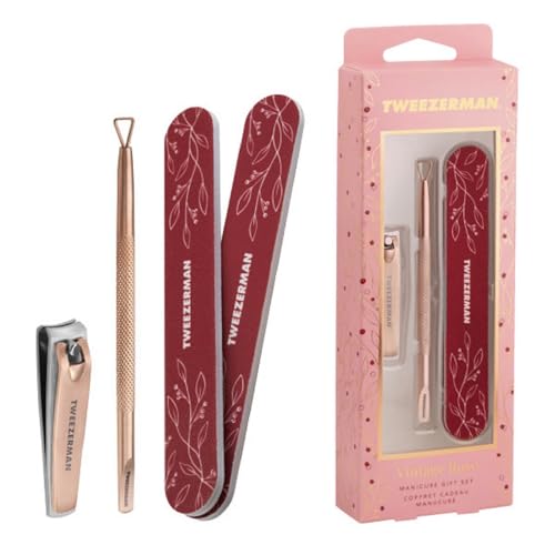 Tweezerman Vintage Rose Manicure Gift Set - color: Vintage Rose