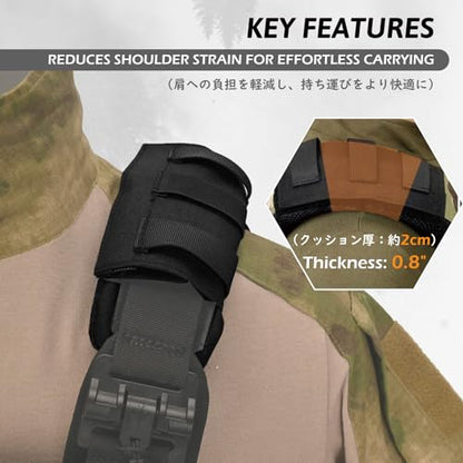 Bag Shoulder Strap Replacement Adjustable Strap with Padded Metal Hooks for Crossbody Bags Messenger Bags Laptops - color: 03# Black Pad Only - 2 Packs