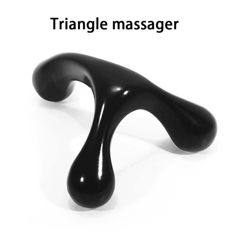 Manual Trigger Point Massage Tool and Thumb Saver for Full Body Deep Tissue Massage, Include 1 Green Thumb Protector Tool, 1 Blue Gun Type Massage Tool, 1 Black Hand Held 3-Legged Massage Knobs
