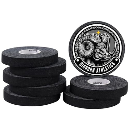 Bighorn Athletics Finger Tape, Female Climber Tin, 0.5"x45ft, 8Rolls, Black | Climbing tape with retro design tape holder for tension support & bouldering. EZ tear, strong adhesive, residue-free. - color: Black