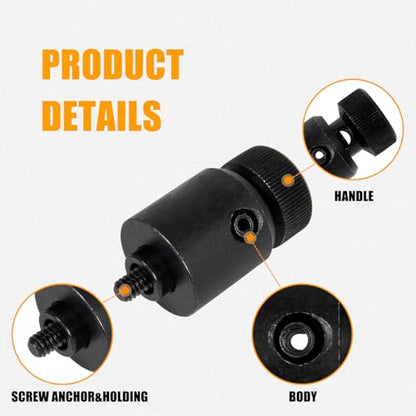 RANSOTO 868 Screw Anchor Expander Compatible with Greenlee 84299 Power Drill Part Caulking Anchor Size 1/4"-20 Hollow Wall Tool - size: 1/4"-20