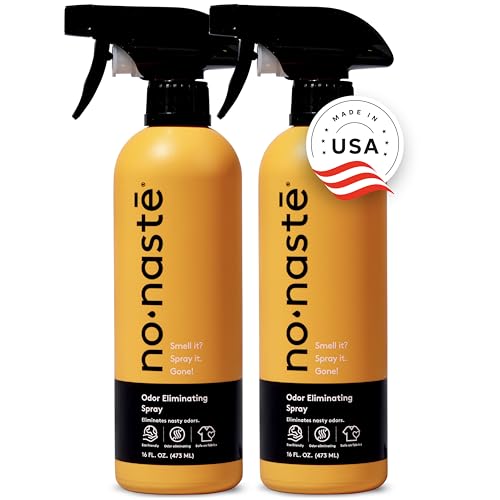 Nonaste Shoe, Sneaker & Gym Bag Odor Eliminator Spray, 16 oz, Pack of 2 | Spray Eliminates Odor in Shoes, Sneakers, Gym Bags, Sports Gear & Yoga Mats. Long-Lasting, Fabric-Safe Refresher. - size: 16 Ounce (Pack of 2)