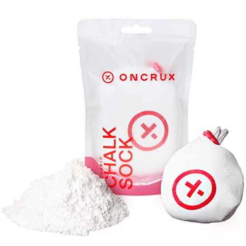 Chalk Sock 2 oz - Premium Refillable Chalk Ball - Made in USA - Performance Grade Grip Enhancer for Weightlifting, Rock Climbing, Gymnastics, Disc Golf and More