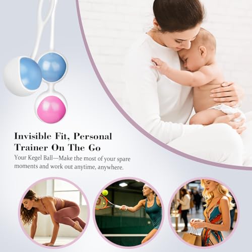 Advanced Kegel Training Set, Kegel Exercises Weight Control, Integrated Design, Food Grade Silicone: Kegel Exercise System, Pelvic Floor Exercises
