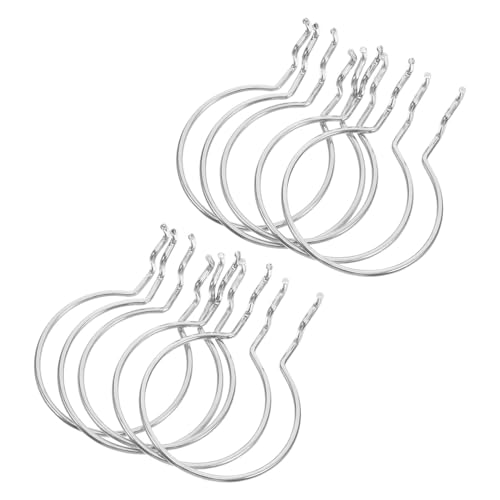 10pcs Heavy Duty Metal Pegboard Hooks Circular Design for Garage Craft Storage Hardware Accessories for Hanging Boards Strong Tool Hangers Organizer