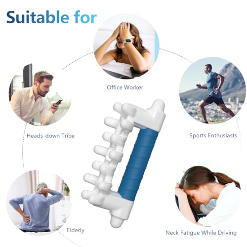 Fascia Massage Tool Blaster for Cellulite,Handheld Myofascial Release Tool for Deep Tissue Massage,Trigger Point Massage Tool for Manual Massage of Neck & Back - color: Dark Blue