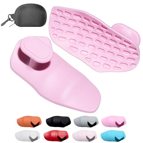 Silicone Gym Grips for Weight Lifting,Workout Gloves Alternative | Anti Slip Gym Workout Grip for Women Men,Rubber Gym Hand Grips-Weightlifting Grips Pad for Barbell,Pull Up,Ryptfit,Training - color: pink, size: Medium