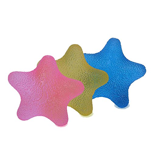 Multiple Resistance Therapy Exercise Gel Squeeze Balls for Hand Finger Wrist Muscles Arthritis Grip Exerciser Strengthening - color: Star
