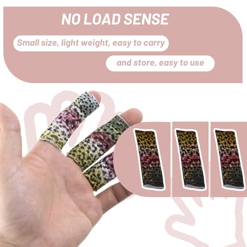 Fishing Finger Protector 3Pcs - color: colorful fish skin pattern