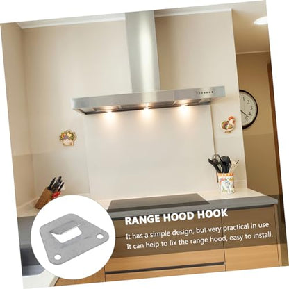 10pcs Stainless Steel Range Hood Hooks Triangle Hanging Boards for Kitchen Accessories for Side-Suction Hood Installation
