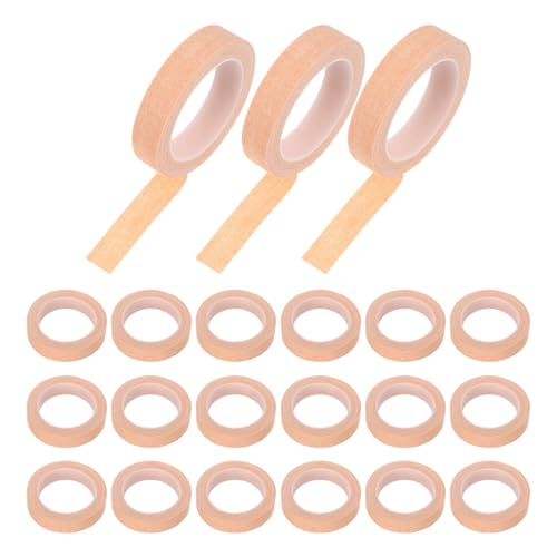 Skin Adhesive Tape 1cm X Roll, Cuttable Waterproof Athletic Finger and Foot Tape for Rock Climbing, Grappling, Basketball, Sports Injury Bandaging, 30 Rolls, Skin Color