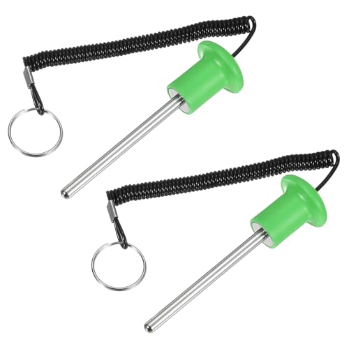 Gym Pin Weight Stack Pin Strength Training Lifting Equipment Replacement with Pull Rope Fitting for Home Gym - color: Green, size: 0.3 x 3.9 Inch