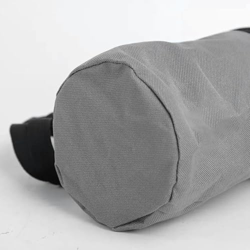 Adjustable Chalk Bag, Waterproof Magnesia Sack with Belt Climbing Chalk Bag Magnesia Powder Pouch for Mountaineering Sports Fitness - color: Gray