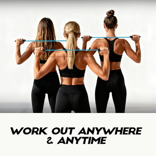 Resistance Bands for Arm - Home Fitness Equipment for Upper Body Toning, 20 lb Exercise Bands to Improve Mobility & Stability, Portable Resistance Bands for Women Men