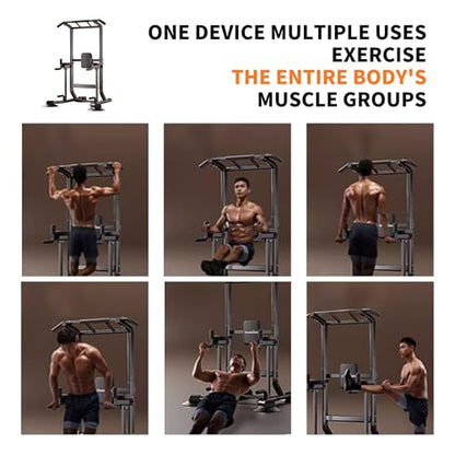 Adjustable Pull Up Bar for Home with Backrest, 6-Level Height Adjustment (69-94.5 inches), 352lb Capacity Carbon Steel Frame for Stability, Train Back, Abs & Chest - size: Backrest style