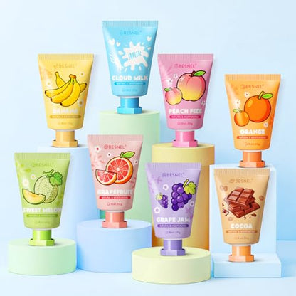 BESNEL 64 Pack Hand Cream Gift Set For Women, Teacher Appreciation Gifts, Mini Hand Lotion Travel Size in Bulk for Dry Cracked Hands, Graduation Gift, Birthday Gift, Bridesmaid Gift,Party Favors - size: 0.7 Fl Oz (Pack of 64)