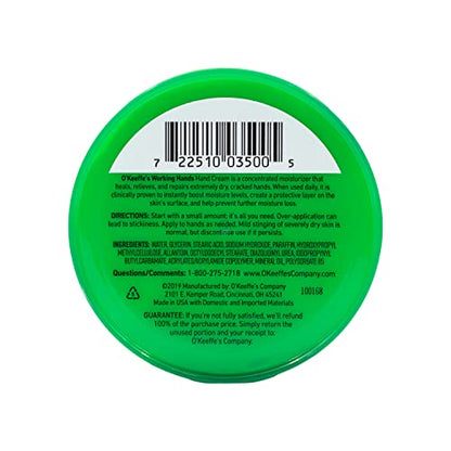 O'Keeffe's Working Hands Hand Cream in Jar (3 Pack), 3.4 oz - size: 3.4 Ounce (Pack of 3)