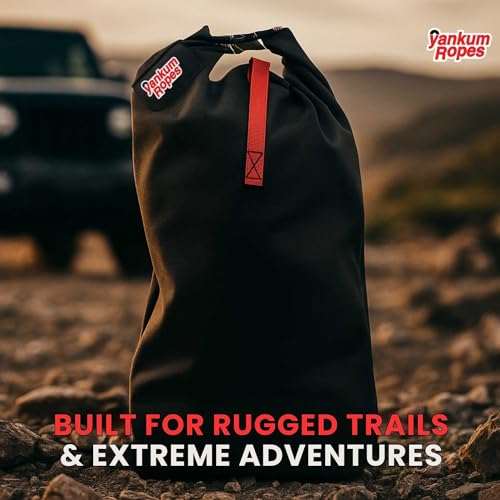 Yankum Ballistic Nylon Bag – Medium, Heavy Duty Tool Bag, Waterproof Travel Storage Bag, Perfect for Traveling, Outdoor Adventures & Emergency Gear Essentials (Black)