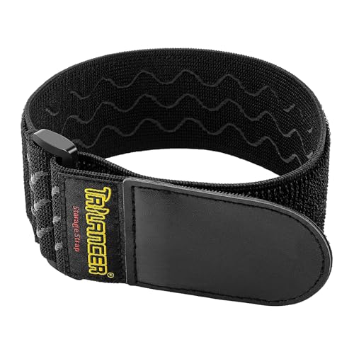 Trilancer Elastic Cinch Straps with Anti-Slip Strips, 2" x 18"(8 Pack) Hook and Loop Storage Strap with Buckle, Bundling Straps for Extension Cords, Cables, Ropes, Hoses, Bike, Boat, Pant Garters - size: 18"(8 pcs)