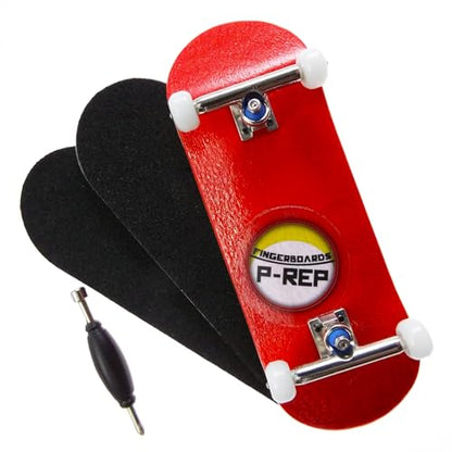 P-REP V2 Performance Complete Wooden Fingerboard 32mm - Red - color: Red
