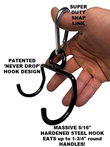 Dumbbell Loading Hook for DIP Belt, Wrist Roller, Neck Harness