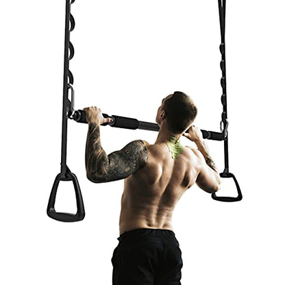 Adult Fitness Pull-up Bar, Strength Training Equipment, Height Adjustable, Wall-Mounted Ceiling Installation, Steady Load 300kg, Easy to Install
