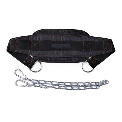 VICASKY U-shaped Dip Belt with Heavy Duty Chain for Weight Lifting Powerlifting Accessory for Bodybuilding and Chin Ups Durable Design for Athletes