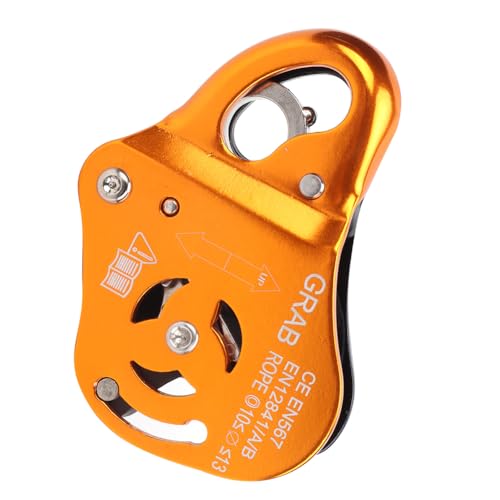 Alvinlite Climbing Pulley, Climbing Grab Rope Self-Locking Fall Rope Protector Climbing Pulley for Outdoor Rock Working - size: Load capacity 100KG, style: Safety Rope Protector