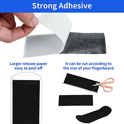 20Pcs Fingerboard Grip Tape,Foam Tape for Fingerboards,Pro Quality Fingerboard Grip Tape,38mmX110mm(20) - style: 20