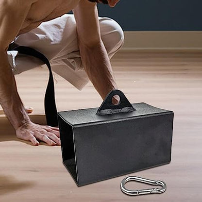 Pinch Block with Carabiner Rock Climbing Training Professional Heavy Duty Strength Training for Cable Pulley System LAT Pulldown Equipment