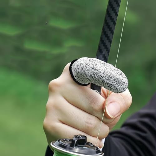40 Pack Fishing Finger Sleeves Cut Resistant Finger Cots - 2.36" (6cm) Breathable Knitted Finger Guards for Fishing, Outdoor Work, Gardening, Archery