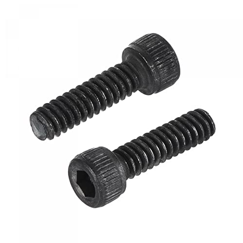 uxcell #6-32x1/2" Hex Socket Head Cap Screw Bolts 12.9 Grade Alloy Steel 25pcs - size: #6-32x1/2"