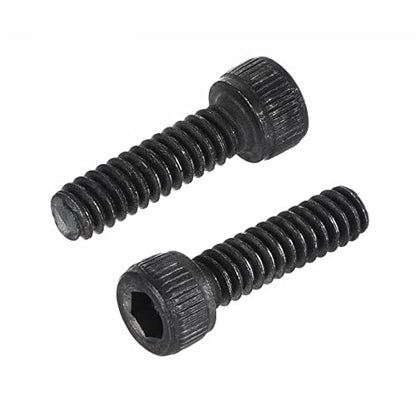 uxcell #6-32x1/2" Hex Socket Head Cap Screw Bolts 12.9 Grade Alloy Steel 25pcs - size: #6-32x1/2"