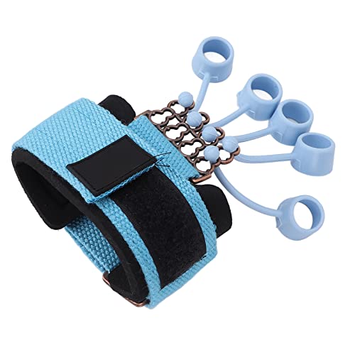 Generic Finger Strengthener, Silicone Finger Exerciser, Adjustable Wrist Strap Strengthener with 6 Resistance Levels, Ideal for Flexion Extension Training & Rock Climbing - size: 40lb